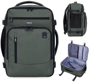 ECOHUB 17" Small Travel Backpack United Airlines Personal Item Bag 25L ECOHUB 17" Small Travel Backpack United Airlines Personal Item Bag 25L