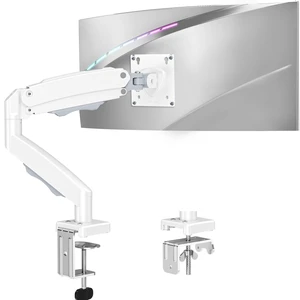 Single Monitor Mount for 32 27 24 22 inch Screen, Monitor Arm Holds 4.4-22 lbs, Monitor Desk Mount, Gaming & Home Office Use, VESA 75x75mm & 100x100mm, Pro White Single Monitor Mount for 32 27 24 22 inch Screen, Monitor Arm Holds 4.4-22 lbs, Monitor Desk Mount, Gaming & Home Office Use, VESA 75x75mm & 100x100mm, Pro White