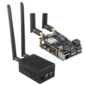ZDE ZP585 PoE+ HAT PCIe to M.2 E Key WiFi7 6 6E 5 HAT Adapter with ZC501 Aluminum Alloy Case ZP536 Active Cooler for Raspberry Pi 5 Support Google TPU WiFi 7 BE200 WIFI6E AX210 MT7922 WIFI6 AX200 ZDE ZP585 PoE+ HAT PCIe to M.2 E Key WiFi7 6 6E 5 HAT Adapter with ZC501 Aluminum Alloy Case ZP536 Active Cooler for Raspberry Pi 5 Support Google TPU WiFi 7 BE200 WIFI6E AX210 MT7922 WIFI6 AX200