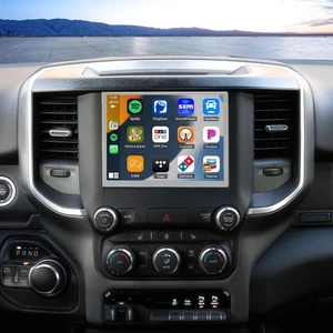 Surakey Android 15 Car Stereo for Dodge Ram 1500 2500 3500 2017-2020 Car Radio Double Din Head Unit with CarPlay & Android Auto 8.4 Inch Sat Nav GPS WiFi Bluetooth FM RDS SWC Backup Camera, 4+64GB Surakey Android 15 Car Stereo for Dodge Ram 1500 2500 3500 2017-2020 Car Radio Double Din Head Unit with CarPlay & Android Auto 8.4 Inch Sat Nav GPS WiFi Bluetooth FM RDS SWC Backup Camera, 4+64GB