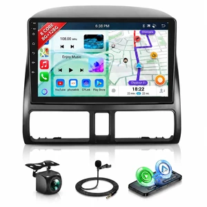 8+128G 8 Core Android Car Radio for Honda CRV 2002-2006, 9 Inch QLED Touch Screen Car Stereo Support Wireless Carplay/Android Auto,GPS,WiFi,AM/FM Radio,DSP/Hi-Res Audio+HD Backup Camera 8+128G 8 Core Android Car Radio for Honda CRV 2002-2006, 9 Inch QLED Touch Screen Car Stereo Support Wireless Carplay/Android Auto,GPS,WiFi,AM/FM Radio,DSP/Hi-Res Audio+HD Backup Camera