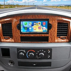 2G+64G Car Radio Upgrade for Dodge Ram 3500 2006-2008 with Wireless CarPlay and Android Auto, 6.86 Inch Touchscreen Android 13 Double Din Car Stereo w/Bluetooth GPS WiFi FM RDS SWC Camera 2G+64G Car Radio Upgrade for Dodge Ram 3500 2006-2008 with Wireless CarPlay and Android Auto, 6.86 Inch Touchscreen Android 13 Double Din Car Stereo w/Bluetooth GPS WiFi FM RDS SWC Camera