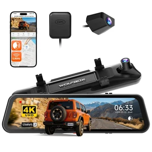 WOLFBOX G900 PRO-N Mirror Dash Cam with STARVIS 2 IMX678,Front 4K Rear 2.5K WOLFBOX G900 PRO-N Mirror Dash Cam with STARVIS 2 IMX678,Front 4K Rear 2.5K