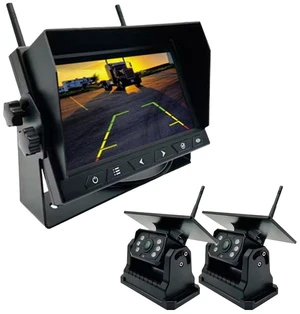 FalconEye Electronics HelioView Wireless Solar Powered Backup Camera System - 2 Cam System: (1) LCD, (2) cams FalconEye Electronics HelioView Wireless Solar Powered Backup Camera System - 2 Cam System: (1) LCD, (2) cams
