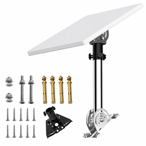 Starlink Mini/MiniX Roof Mount, 430 Stainless Steel Pole, Aluminum Adapter Starlink Mini/MiniX Roof Mount, 430 Stainless Steel Pole, Aluminum Adapter