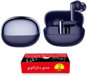 CXPSUE Wireless Earbuds 2 Pack, ANC in-Ear Bluetooth Headphones, Big Bass Durable, Lightweight Design for Noisy Factories, Gym, and Travel, 60 Hour Long Playtime (Dark Blue) CXPSUE Wireless Earbuds 2 Pack, ANC in-Ear Bluetooth Headphones, Big Bass Durable, Lightweight Design for Noisy Factories, Gym, and Travel, 60 Hour Long Playtime (Dark Blue)