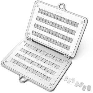 ELLIPAL Crypto Seed Phrase Backup, 316 Stainless Steel Metal Seed Phrase Storage with Lock Hole, 24 Words Backup, Compatible with BIP39 Hardware Wallets, Ledger, Trezor ELLIPAL Crypto Seed Phrase Backup, 316 Stainless Steel Metal Seed Phrase Storage with Lock Hole, 24 Words Backup, Compatible with BIP39 Hardware Wallets, Ledger, Trezor