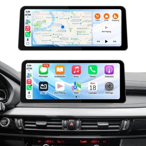 12.3Inch Ultra-Narrow Touchscreen Wireless CarPlay Android Auto for BMW X5 X6 Series F15 F16 F85 F86 (2014-2016) with NBT System, Linux HD Multimedia, OEM System, MirrorLink, Car Radio Receiv 12.3Inch Ultra-Narrow Touchscreen Wireless CarPlay Android Auto for BMW X5 X6 Series F15 F16 F85 F86 (2014-2016) with NBT System, Linux HD Multimedia, OEM System, MirrorLink, Car Radio Receiv