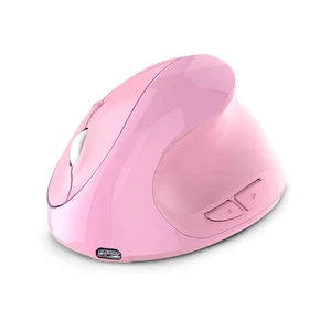 Samudgate Ergonomic Wireless Vertical Mouse - Dual Mode Bluetooth & USB Rechargeable, Silent Operation, Multi-Device Compatible for Mac, PC, Laptop, Tablet, and iPad (Pink) Samudgate Ergonomic Wireless Vertical Mouse - Dual Mode Bluetooth & USB Rechargeable, Silent Operation, Multi-Device Compatible for Mac, PC, Laptop, Tablet, and iPad (Pink)