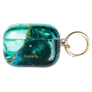 SCORPIFY for AirPods Pro Case 1 & 2 (1st & 2nd Generation, 2019/2022) with Keychain, Compatible with Apple AirPod Pro 1 & 2, Cute Hard Shell Cover, Earbuds Case for Women - Emerald Green Mar SCORPIFY for AirPods Pro Case 1 & 2 (1st & 2nd Generation, 2019/2022) with Keychain, Compatible with Apple AirPod Pro 1 & 2, Cute Hard Shell Cover, Earbuds Case for Women - Emerald Green Mar