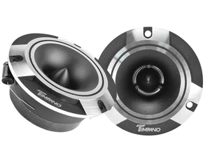 Timpano TPT-ST2 Chrome Slim Super Tweeter, 600 Watts 4 Ohm, 105 dB, 1 in Voice Coil, 3.85 inch Pro Car Sound System Bullet Tweeters (Pair) Timpano TPT-ST2 Chrome Slim Super Tweeter, 600 Watts 4 Ohm, 105 dB, 1 in Voice Coil, 3.85 inch Pro Car Sound System Bullet Tweeters (Pair)