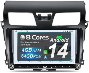 8-Core 4+64G Car Radio for Nissan Altima 2013-2018, Physical Buttons Knobs 8-Core 4+64G Car Radio for Nissan Altima 2013-2018, Physical Buttons Knobs