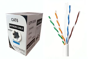 eastwire 10colors-White 500ft CAT6 Category Cable, LAN Network Cable eastwire 10colors-White 500ft CAT6 Category Cable, LAN Network Cable