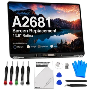 A2681 Screen Replacement 13.6 inch for MacBook Air M2 2022 Full LCD-Gray A2681 Screen Replacement 13.6 inch for MacBook Air M2 2022 Full LCD-Gray