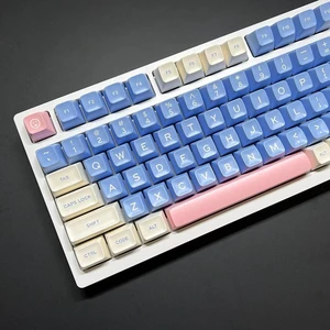 iRoboosta PBT Keycaps, SA Profile Double Shot Keycap Light Blue 168 Keys Key caps Full Set, Custom Keycaps for Cherry MX Switches Mechanical Keyboard (Gift) iRoboosta PBT Keycaps, SA Profile Double Shot Keycap Light Blue 168 Keys Key caps Full Set, Custom Keycaps for Cherry MX Switches Mechanical Keyboard (Gift)