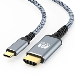 USB C to HDMI Cable 4K@60Hz 30 FT, Type C to HDMI 2.0 Cord for Home Office USB C to HDMI Cable 4K@60Hz 30 FT, Type C to HDMI 2.0 Cord for Home Office