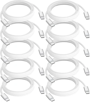 USB C to USB C Cable 6 FT 10-Pack,Woven 240W Fast Charing & Data USBC Cord USB C to USB C Cable 6 FT 10-Pack,Woven 240W Fast Charing & Data USBC Cord