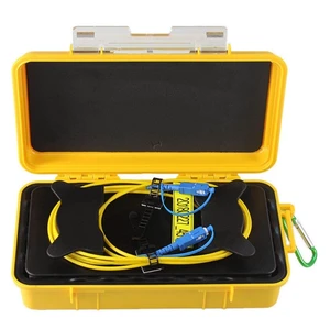 Etayson Fiber Optic OTDR Launch Cable Box G652D Single Mode 9/125 with Low Loss SC/UPC-SC/UPC Connectors Dead Zone Eliminator Fiber Box (500M) Etayson Fiber Optic OTDR Launch Cable Box G652D Single Mode 9/125 with Low Loss SC/UPC-SC/UPC Connectors Dead Zone Eliminator Fiber Box (500M)
