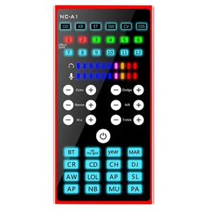 Artibetter 1Pc Mobile Phone Sound Card with Voice Changer and Dsp Noise Reduction Metal Mixer for Live Streaming and Audio Recording Phones and Computers Artibetter 1Pc Mobile Phone Sound Card with Voice Changer and Dsp Noise Reduction Metal Mixer for Live Streaming and Audio Recording Phones and Computers