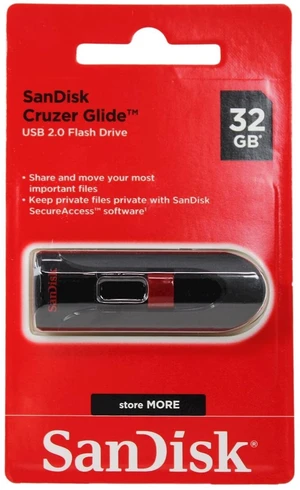 SanDisk Cruzer Glide USB 32GB Flash Drive (SDCZ60-032G-A46) SanDisk Cruzer Glide USB 32GB Flash Drive (SDCZ60-032G-A46)