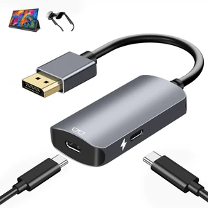DisplayPort to USB C Adapter, 4K@120Hz DisplayPort Source to USB C Monitor DisplayPort to USB C Adapter, 4K@120Hz DisplayPort Source to USB C Monitor