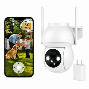 YOTON 2K Outdoor Security Camera 5G WiFi 360 Auto Tracking, Plug-in YOTON 2K Outdoor Security Camera 5G WiFi 360 Auto Tracking, Plug-in