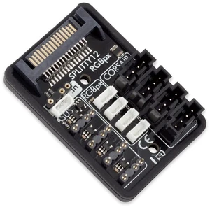 Aqua Computer Compatible with RGBpx Splitty12 Active ARGB-Hub Aqua Computer Compatible with RGBpx Splitty12 Active ARGB-Hub