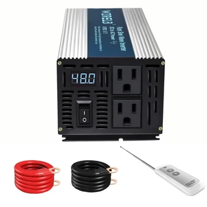 WZRELB 500W Pure Sine Wave Inverter 12V DC to 110V 120V AC Power Converter with LED Display, Remote Controller, Off-Grid Power Inverter 1000W Surge for Home, RV, Truck, Camping WZRELB 500W Pure Sine Wave Inverter 12V DC to 110V 120V AC Power Converter with LED Display, Remote Controller, Off-Grid Power Inverter 1000W Surge for Home, RV, Truck, Camping
