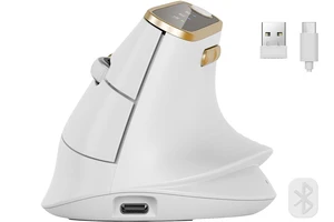 SABLUTE Ergonomic Vertical Wireless Mouse with 3-Device Switching MAM4 SABLUTE Ergonomic Vertical Wireless Mouse with 3-Device Switching MAM4