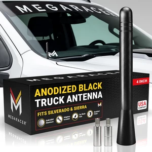 4" Short Truck Antenna for Chevy Silverado GMC Sierra 1500 2500HD, Black 4" Short Truck Antenna for Chevy Silverado GMC Sierra 1500 2500HD, Black