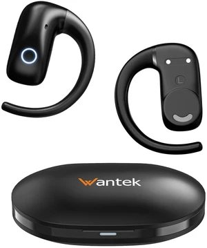 Wantek Open Ear Bluetooth 5.4 Sports Headphones, ENC Mic, 50H Playtime Wantek Open Ear Bluetooth 5.4 Sports Headphones, ENC Mic, 50H Playtime