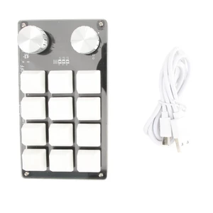 Hapivida One Handed Macro Mechanical Keyboard, 12 Key Mini Keyboard Hapivida One Handed Macro Mechanical Keyboard, 12 Key Mini Keyboard