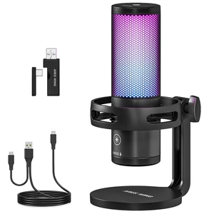 ARES WING USB Gaming Condenser Microphone with RGB Light, for Streaming ARES WING USB Gaming Condenser Microphone with RGB Light, for Streaming