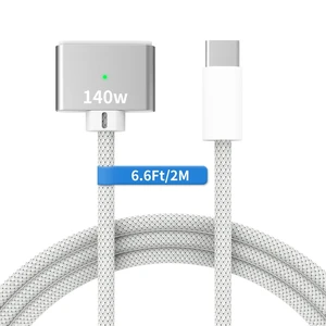 EGTPPJP USB-C to Magnetic 3 Cable 140W for M4 MacBook Air Pro Charging EGTPPJP USB-C to Magnetic 3 Cable 140W for M4 MacBook Air Pro Charging