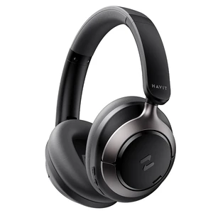 havit Hybrid ANC Wireless Headphones, Over Ear Bluetooth Headphones with Hi-Res Audio, Spatial Sound, 80H Battery, 5-Mic ENC Calls, Metal-Accent Foldable Design havit Hybrid ANC Wireless Headphones, Over Ear Bluetooth Headphones with Hi-Res Audio, Spatial Sound, 80H Battery, 5-Mic ENC Calls, Metal-Accent Foldable Design
