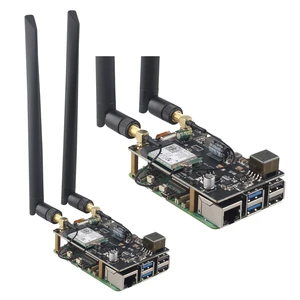 ZDE ZP585 PoE+ HAT PCIe to M.2 E Key WiFi7 6 6E 5 HAT Adapter Expansion Board Power Over Ethernet for Raspberry Pi 5 Support Google TPU WiFi 7 BE200 WIFI6E AX210 MT7922 WIFI6 AX200 ZDE ZP585 PoE+ HAT PCIe to M.2 E Key WiFi7 6 6E 5 HAT Adapter Expansion Board Power Over Ethernet for Raspberry Pi 5 Support Google TPU WiFi 7 BE200 WIFI6E AX210 MT7922 WIFI6 AX200