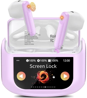 Active Noise Cancelling Ear Buds 48H Wireless Earbuds with Touch Screen Active Noise Cancelling Ear Buds 48H Wireless Earbuds with Touch Screen
