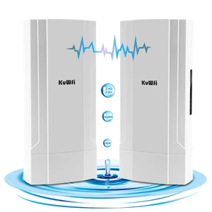 KuWFi 1200Mbps Gigabit WiFi Bridge, 2.4&5.8G Point to Point Outdoor KuWFi 1200Mbps Gigabit WiFi Bridge, 2.4&5.8G Point to Point Outdoor