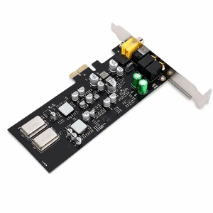Fabater Internal Sound Card, 96 khz / 24 bit / 127dB Dynamic NR 3D Stereo PCIe Audio Cards, HiFi CM108AH Chip PCI Express Adapter for Wins, OS X, PC, Optical Coaxial Output Fabater Internal Sound Card, 96 khz / 24 bit / 127dB Dynamic NR 3D Stereo PCIe Audio Cards, HiFi CM108AH Chip PCI Express Adapter for Wins, OS X, PC, Optical Coaxial Output