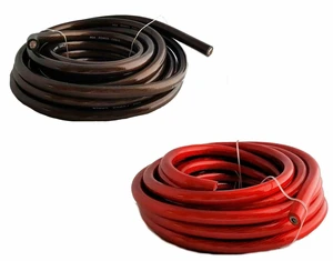 IMC Audio 1/0 Gauge AWG CCA Power Ground Wire Cable (5ft Black & 5ft Red) Welding Wire, Battery Cable, Automotive RV Wiring, Car Audio Speaker Stereo 0 Gauge Power Wire 10 Feet Total IMC Audio 1/0 Gauge AWG CCA Power Ground Wire Cable (5ft Black & 5ft Red) Welding Wire, Battery Cable, Automotive RV Wiring, Car Audio Speaker Stereo 0 Gauge Power Wire 10 Feet Total