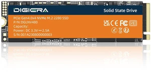 DIGIERA LNV480 1TB PCIe Gen 4.0x4 NVMe M.2 2280 Internal SSD, Up to 5100MB/s Read 4500MB/s Write, High-Speed Storage for Gaming & Professional Workloads Laptop Desktop PC DIGIERA LNV480 1TB PCIe Gen 4.0x4 NVMe M.2 2280 Internal SSD, Up to 5100MB/s Read 4500MB/s Write, High-Speed Storage for Gaming & Professional Workloads Laptop Desktop PC