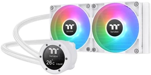 Thermaltake TH240 V2 Ultra ARGB Sync/AlO Liquid Cooler/ARGB Fan 120 * 2/PWM 500~1500rpm/Water Block 2.1" LCD/White, CL-W404-PL12SW-A Thermaltake TH240 V2 Ultra ARGB Sync/AlO Liquid Cooler/ARGB Fan 120 * 2/PWM 500~1500rpm/Water Block 2.1" LCD/White, CL-W404-PL12SW-A