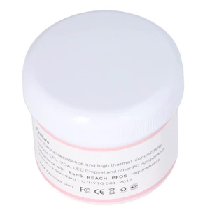 Thermal Compound Paste, Pink Good Insulation Wide Application Thermal Grease for Equipment (100g) Thermal Compound Paste, Pink Good Insulation Wide Application Thermal Grease for Equipment (100g)