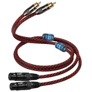 TODN HiFi RCA to XLR Audio Cable with 4-Core OFC for Audiophile,3ft/1m TODN HiFi RCA to XLR Audio Cable with 4-Core OFC for Audiophile,3ft/1m
