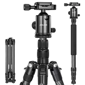 JOILCAN 81" Carbon Fiber Camera Tripod,Professional Tripod Monopod with 360 Degree Ball Head and Carrying Case for Travel and Work Load up to 35Ibs JOILCAN 81" Carbon Fiber Camera Tripod,Professional Tripod Monopod with 360 Degree Ball Head and Carrying Case for Travel and Work Load up to 35Ibs