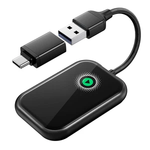 AweEos Smarter CarPlay Pro 2-in-1 Wireless CarPlay & Android Auto Adapter, WiFi 6 & BT 5.4, Zero Latency Real-time Transmission, 5s Auto-Reconnect, Plug & Play, 98% Cars Compatible (2015+) AweEos Smarter CarPlay Pro 2-in-1 Wireless CarPlay & Android Auto Adapter, WiFi 6 & BT 5.4, Zero Latency Real-time Transmission, 5s Auto-Reconnect, Plug & Play, 98% Cars Compatible (2015+)