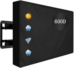 Outdoor TV Cover 70 to 75 inch Weatherproof,600D Waterproof Full Protection TV Outdoor Covers for Outside Flat Screen TV, Black, Cover Size 68''W x 42.5''H x 4.5"D, Fit for Standard Mounts and Stands Outdoor TV Cover 70 to 75 inch Weatherproof,600D Waterproof Full Protection TV Outdoor Covers for Outside Flat Screen TV, Black, Cover Size 68''W x 42.5''H x 4.5"D, Fit for Standard Mounts and Stands
