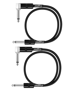 Augioth 20 FT Guitar Cable 6 M Straight to Angled 2Pack Augioth 20 FT Guitar Cable 6 M Straight to Angled 2Pack