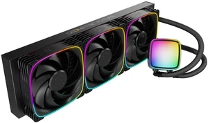 Geometric Future Eskimo Plus 36-360mm AIO CPU Liquid Cooler - 30mm-Thick Squama 3003 PWM ARGB Fans x 3-1.5 L/min High-Flow Pump - Intel LGA 1851/1700, AMD AM5/AM4 - Black, GEO-EPS-36B Geometric Future Eskimo Plus 36-360mm AIO CPU Liquid Cooler - 30mm-Thick Squama 3003 PWM ARGB Fans x 3-1.5 L/min High-Flow Pump - Intel LGA 1851/1700, AMD AM5/AM4 - Black, GEO-EPS-36B