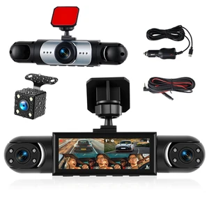 UNITOPSCI 360 4 Channel 1080P Dash Cam Front and Rear Inside Left Right, 3.16" Dash Camera for Cars, Built-in Loop Recording, Motion Detection, 8 IR Lamps Night Vision, Reversing Help UNITOPSCI 360 4 Channel 1080P Dash Cam Front and Rear Inside Left Right, 3.16" Dash Camera for Cars, Built-in Loop Recording, Motion Detection, 8 IR Lamps Night Vision, Reversing Help